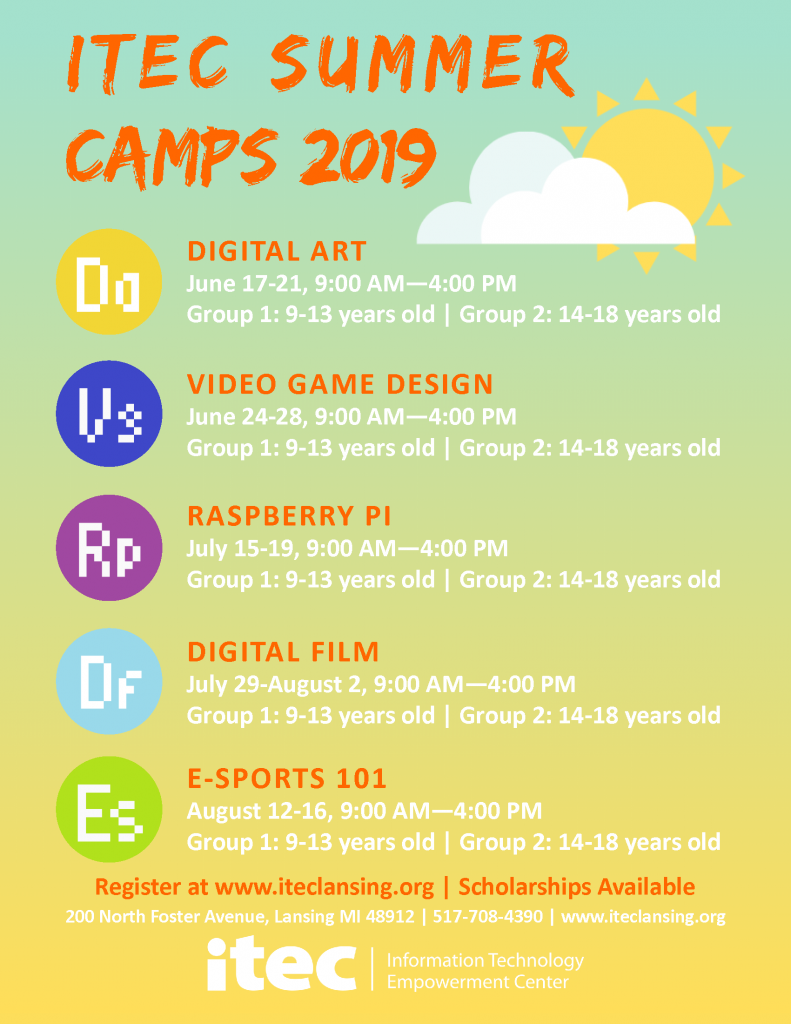 Summer-Camp-Poster-2019-791x1024 ITEC Summer Camps 2019 - Registration Open!